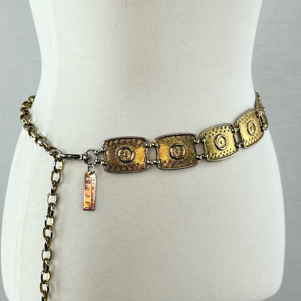 New York Studio Vintage Gold Tone Adjustable Chain Belt